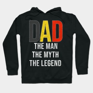 Belgian Dad The Man The Myth The Legend - Gift for Belgian Dad With Roots From Belgian Hoodie